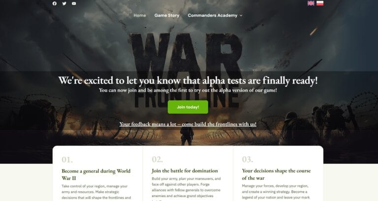 A strategic browser game you can actually live with